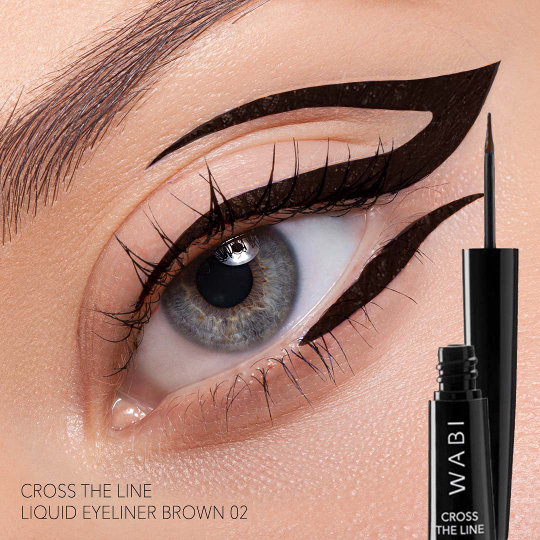 WABI Beauty WABI Cross The Line Liquid Eyeliner Brown 02